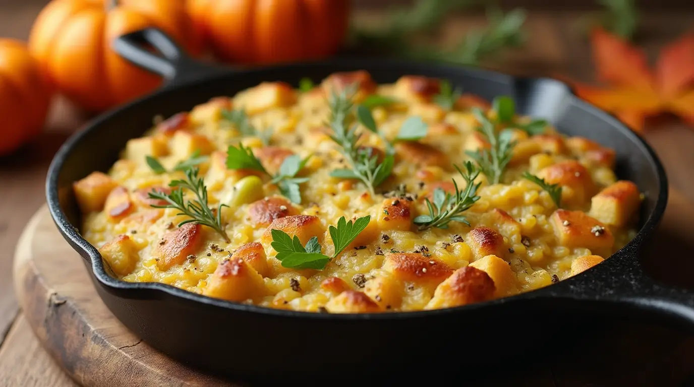 Cornbread Dressing with Chicken