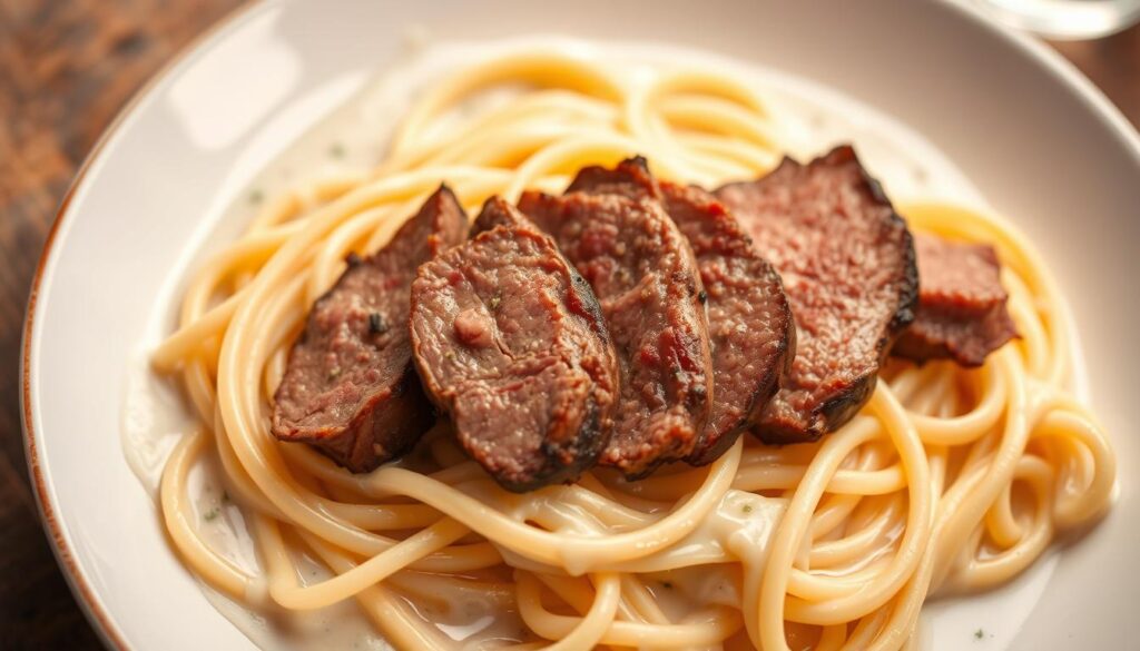 Beef Alfredo Pasta Combination Beef Alfredo Pasta Combination