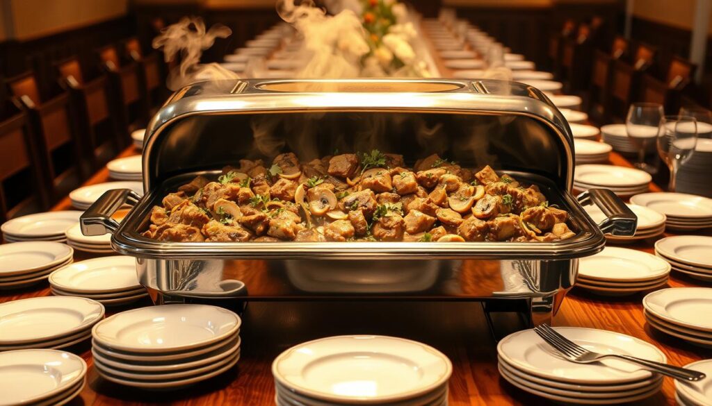 Beef Stroganoff Serving for Large Group