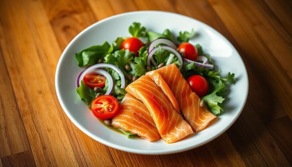 Cold Smoked Salmon Salad Recipe Cold Smoked Salmon Salad Recipe