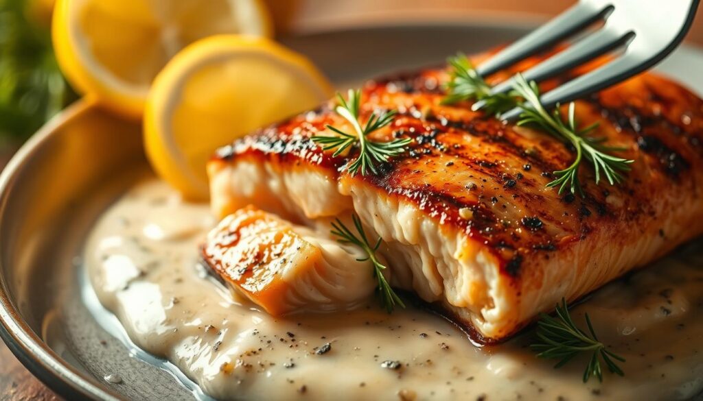 Delicious King Salmon Dish Grilled to Perfection Delicious King Salmon Dish Grilled to Perfection