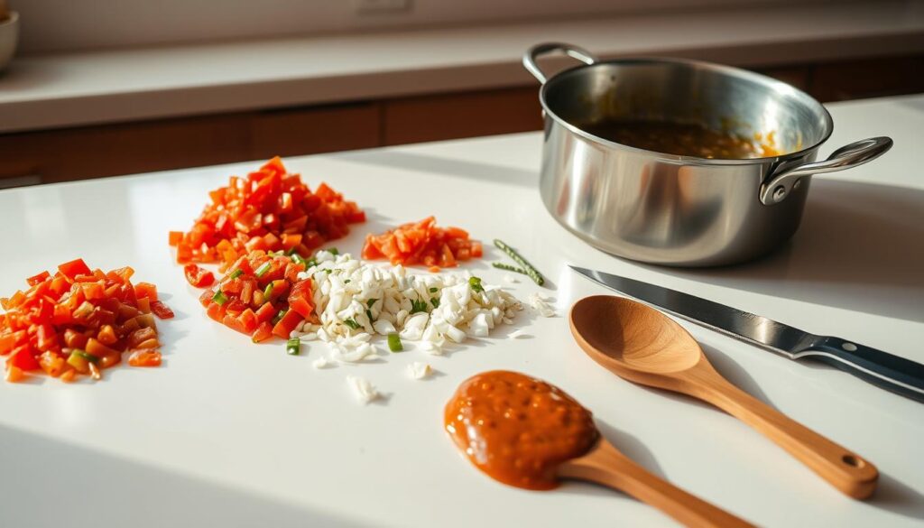 Homemade Green Chile Sauce Preparation Homemade Green Chile Sauce Preparation