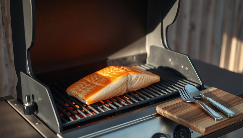 Pellet Grill Salmon Cooking Setup Pellet Grill Salmon Cooking Setup