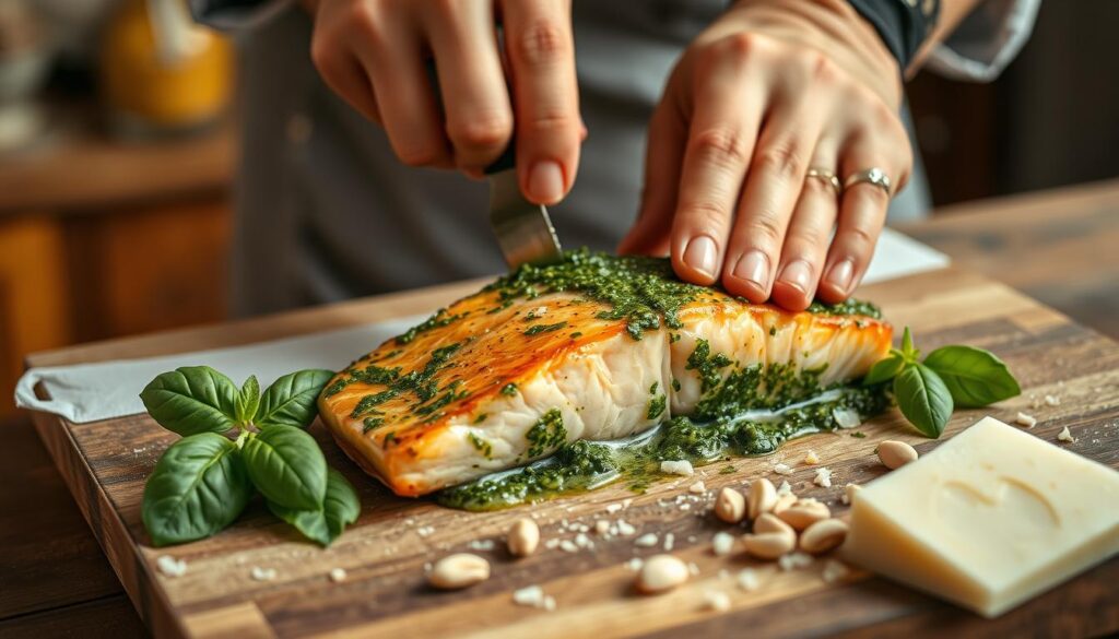 Pesto Salmon Cooking Tips Pesto Salmon Cooking Tips