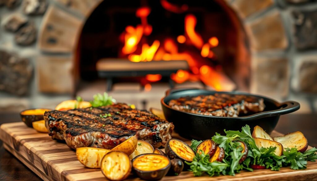 Steak in Wood-Fired Oven Side Dishes