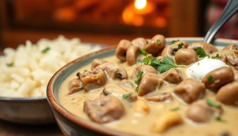 beef stroganoff with cream of mushroom soup