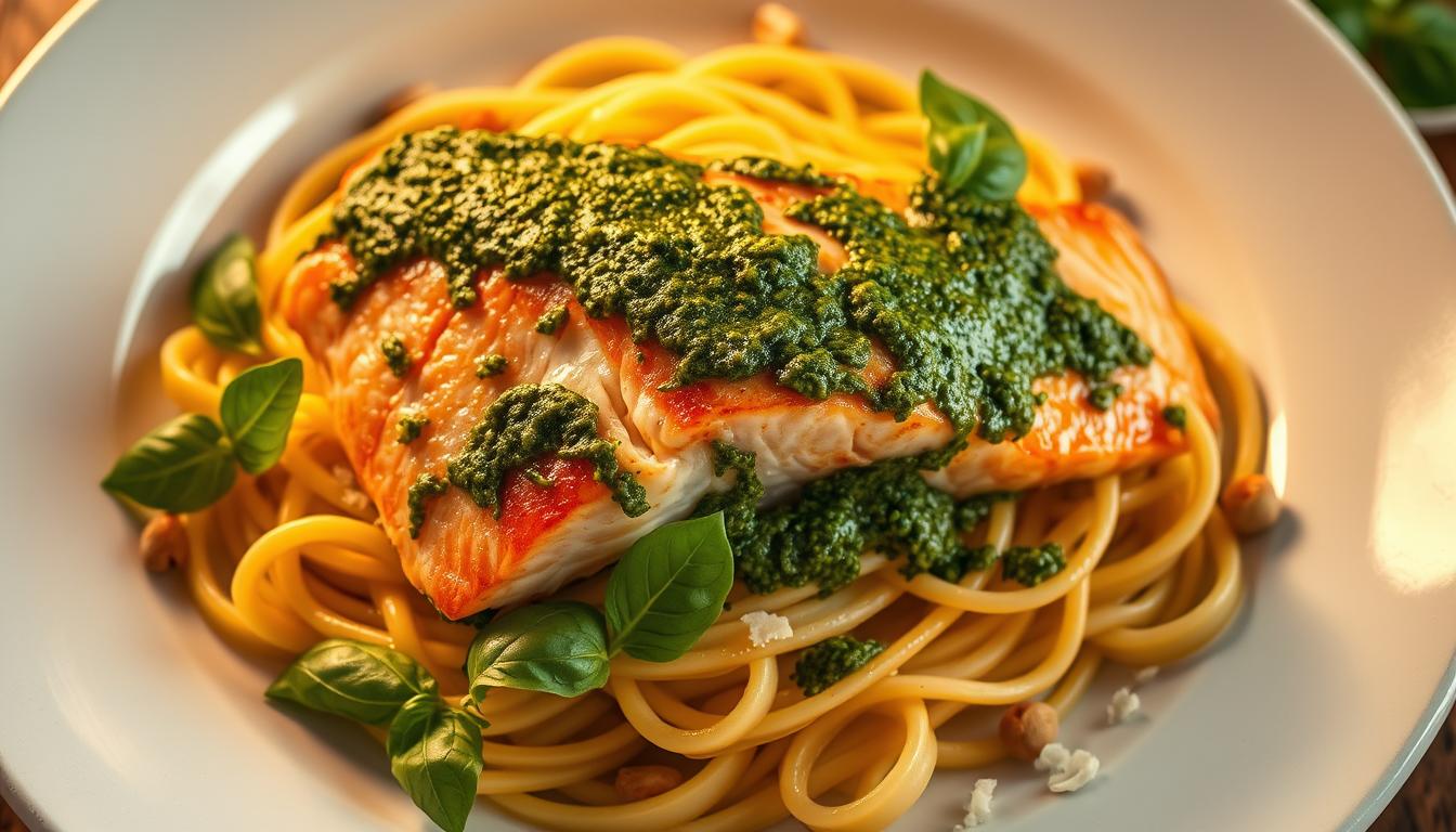 jamie oliver pesto salmon