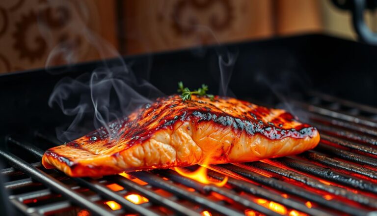 salmon on a pellet grill