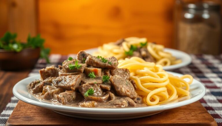 stroganoff ground beef cream of mushroom