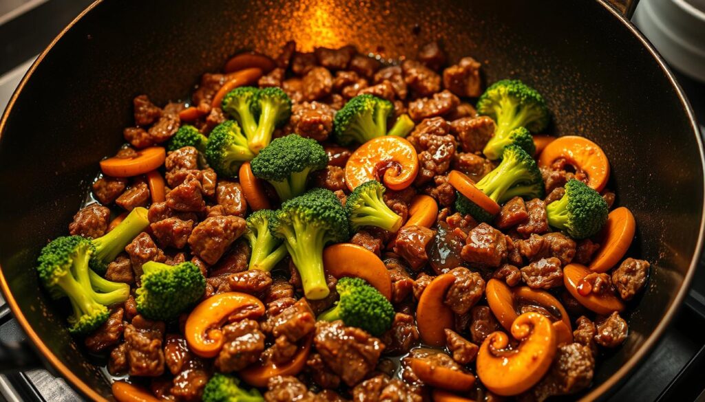 Ground Beef and Broccoli Stir-Fry Ground Beef and Broccoli Stir-Fry