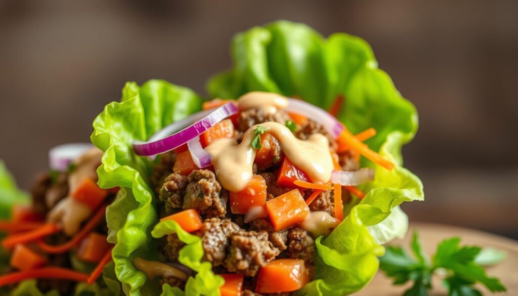 Protein-Packed Beef Lettuce Wraps